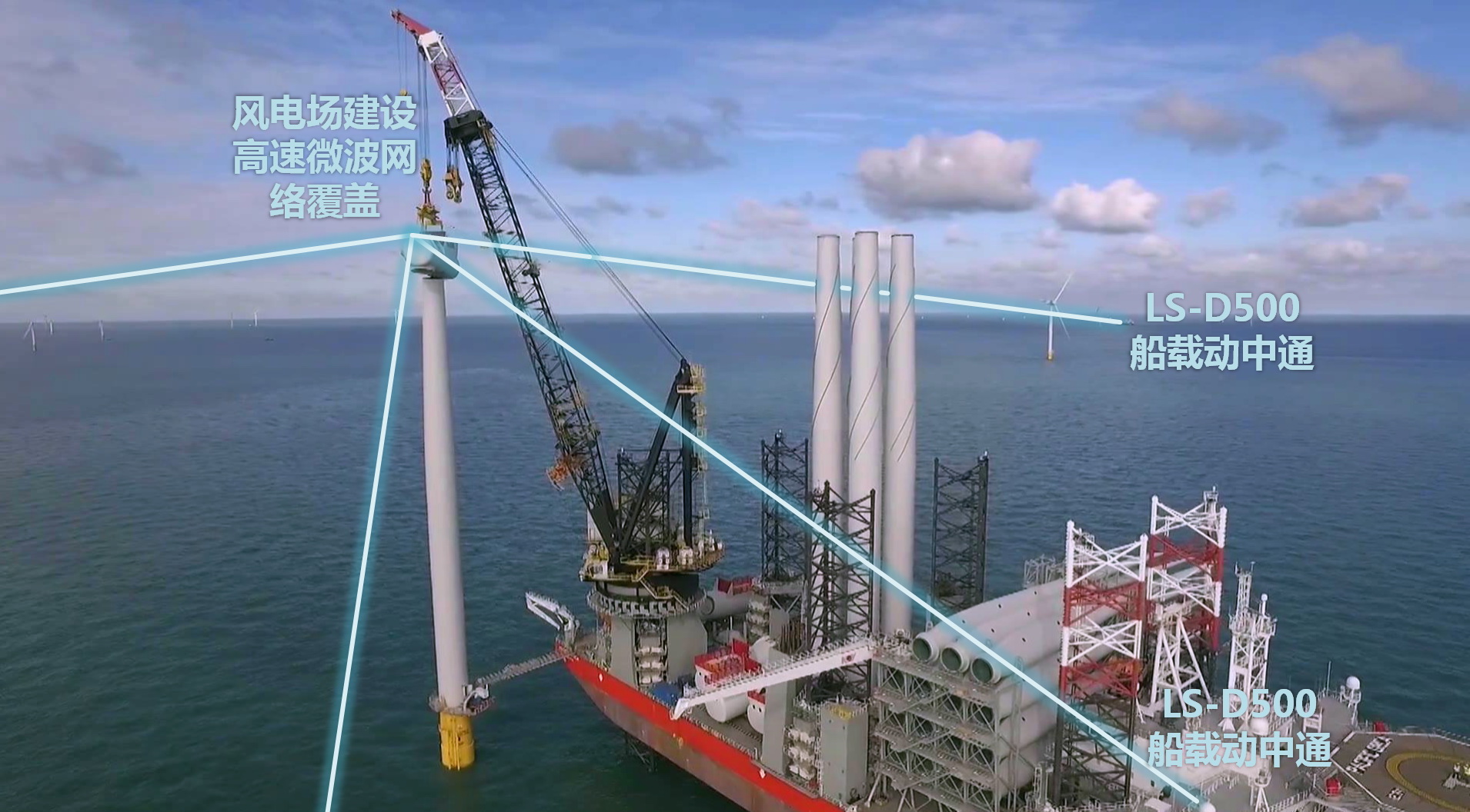 深圳安視源無線微波助力海上風電場施工建設(shè)